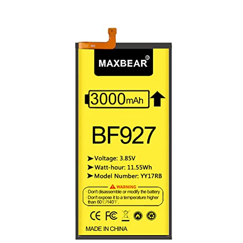 Image of Galaxy Z Fold 3 Battery, (Upgraded) MAXBEAR 3000mAh 3.85V Replacement Battery EB-BF927ABY for Galaxy Z Fold 3 5G F927U with Repair Tool Kit