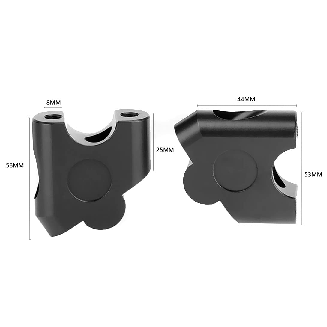Lenkererhöhung LV1 für Royal Enfield Bullet/Classic 500 30mm Alu schwarz