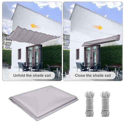 Voile rétractable personnalisé haut de gamme Wave E toile robuste