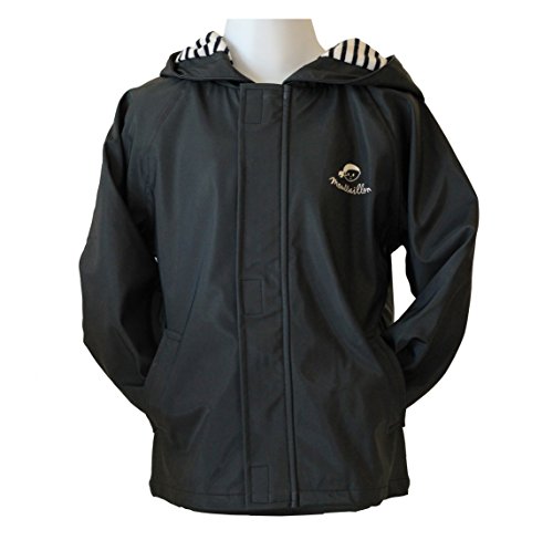 Moussaillon kids European Waterproof Raincoat Jacket with Hood