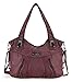 Scarleton Zipper Washed Shoulder Bag H147216 - Purple