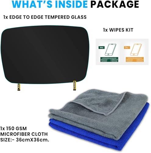 Image of ArmourPro Ola S1 / S1 Pro / S1 Air Screen Protector, HD Clear Full Screen Guard, Scratch Resistant, Bubble-Free Installation, Microfiber Cloth 40x40 Cms, Pack of 1