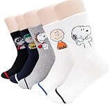 The Peanuts Snoopy Women and teen girls Licensed Socks Collection Socksense (band_5pairs)