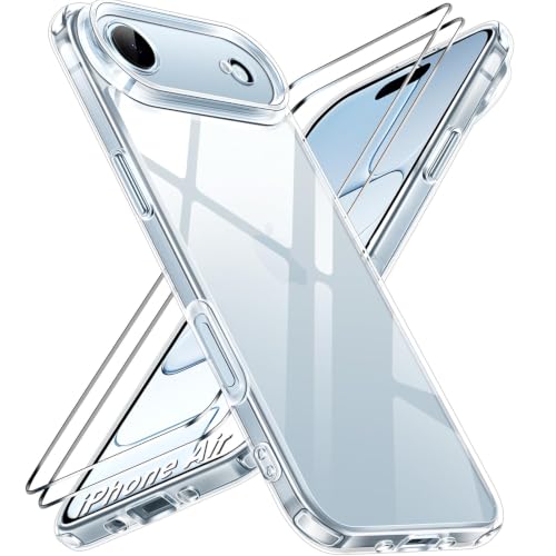 Image of ivoler 3-in-1 Clear Case for iPhone Air 6.5 inch /iPhone 17 Air Phone Case