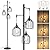 Dimmable Floor Lamp with 3 x 800LM LED Edison Bulbs,Tall Standing Lamp for Living Room,Farmhouse Black Corner Floor Lamp,Bright Industrial Rustic Vintage Tree Pole Light with Cage for Bedroom Office