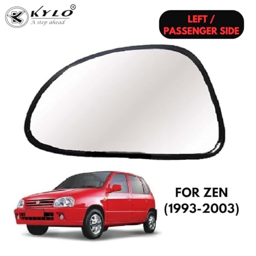 Image of Kylo Zen Old (1993-2003) Passenger Side (Left Side) Car Side Mirror Glass /Tukdi /Sub Mirror Plate