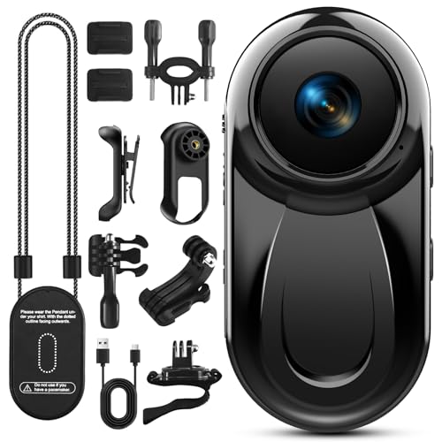Mini Body Camera, Thumb Action Camera 120° Wide Angle POV, Magnetic Clip-On - image 1
