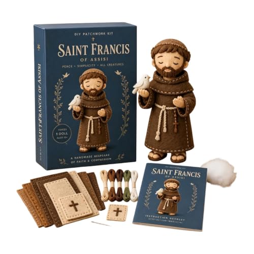 Kit de fieltro de Jesucristo para decorar la oficina y la mesita de noche con tela