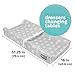 Jool Baby Changing Pad - Contoured, Waterproof & Non-Slip, Includes a Cozy, Breathable, & Washable Cover (Gray)
