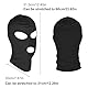 SKHAOVS 3 Pack Dünn Skimaske, Sturmhaube mit 3 Löchern für Herren/Damen, Balaclava, Atmungsaktiv Gesichtshaube Sturmmaske, Vollgesichtsmaske, Winddicht, Einheitsgröße, für Outdoorsports (Schwarz)