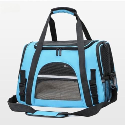 Citybaby 猫用キャリーバッグ パッド入りペット 通気性 3way ショルダーバッグ 小型ハンドバッグ ライトグレー 猫と小型犬用バックパック (D)