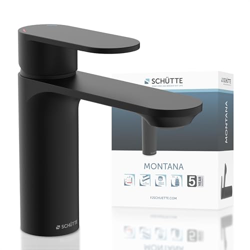 SCHÜTTE Waschtischarmatur MONTANA 32316, Wasserhahn Bad mit...