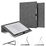 Jingdu Skin-Friendly Folding Case for Sony DPT-CP1 10.3, Premium PU Leather Lightweight Smart Cover with Pencil Holder and Multiple Viewing Angles for Sony Digital Paper