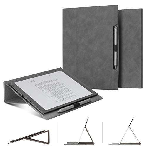 JINGDU Skin-Friendly Folding Case for Sony DPT-CP1 10.3, Premium PU Leather Lightweight Smart