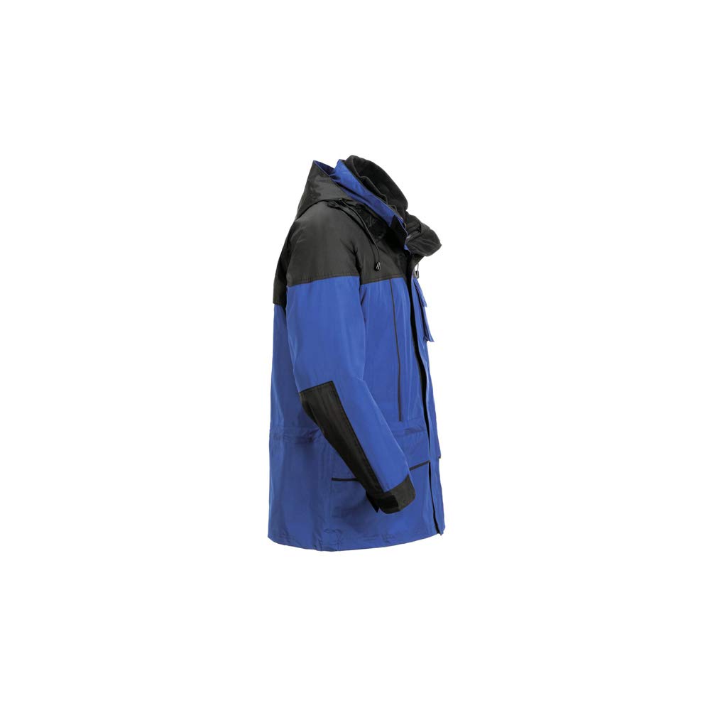 Planam 3130040 Outdoor Twister Jacke, Blau/Schwarz, Größe XS