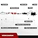 Nilight Breakaway Trailer Cable Heavy Duty Stainless Steel Spring Towing Coiled Wire Extend to 6FT Safety Straps Ground Clip Break Switch Replacement for Tow Hitch RV Camper Boat
