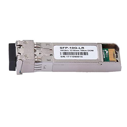 Goofly Módulo óptico de transceptor de fibra SFP-10G-LR 10Gb / s 1310nm 10km DDM 10 Gigabit de modo