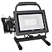 GLORIOUS-LITE 50W LED Work Light Stand, 5000LM Super Bright Flood Work Light, 16ft/5M Cord with Plug, IP66 Waterproof Flood Lights, 6500K, Adjustable Angle Working Lights for Workshop, Garage