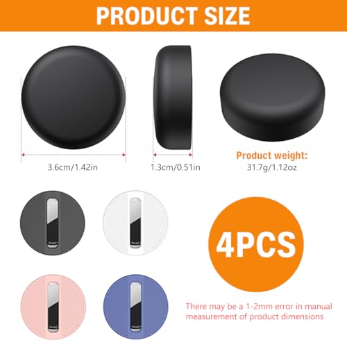 Image of ZORBES 4 Pack Silicone AirTag Case Holder Waterproof for Kids, Bags, Bikes | Air Tag Cover for Kids, Secure Tracker Placement, Rain and Scratch Shielding, Soft Silicone, Easy to Wipe Clean