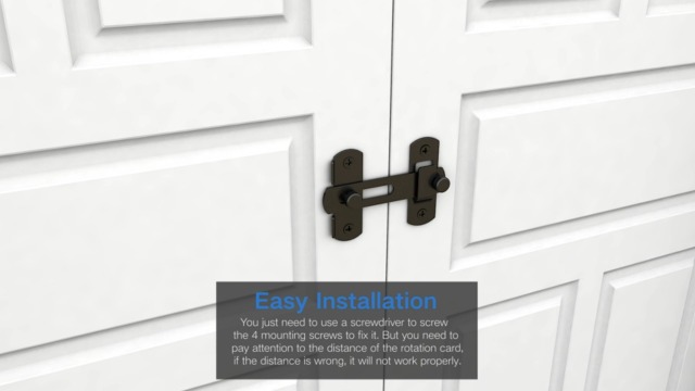 2 Chiavistelli Per Porta In Acciaio Inox - Per Porte Scorrevoli, Legno, Finestre