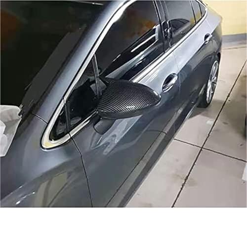 Capuchon de rétroviseur de boîtier autocollant style corne de boeuf
