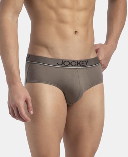 Image of Jockey 8037 Men's Super Combed Cotton Solid Brief with Ultrasoft Waistband
