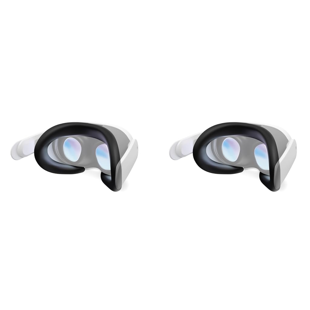 ZORBES® VR Face Pad for Meta Quest 3, Silicone Cushion Mask for Quest 3 Headset Accessories Reusable Face Pad 2PCS-image-19