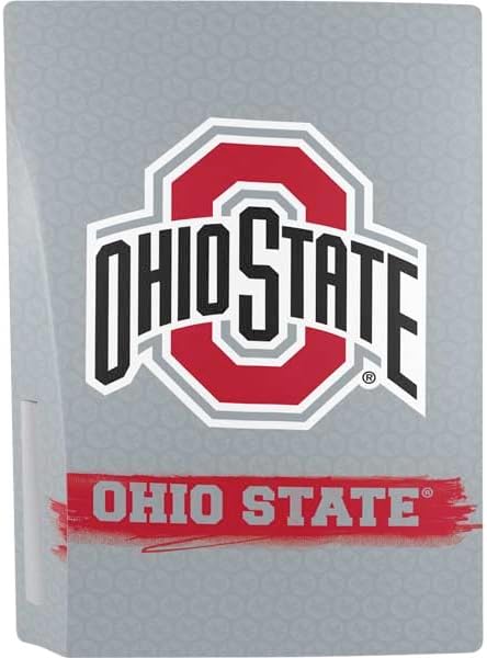 Skinit Decal Gaming Skin Compatible with PS5 Bundle - Officially Licensed Ohio State University Distressed Logo Design