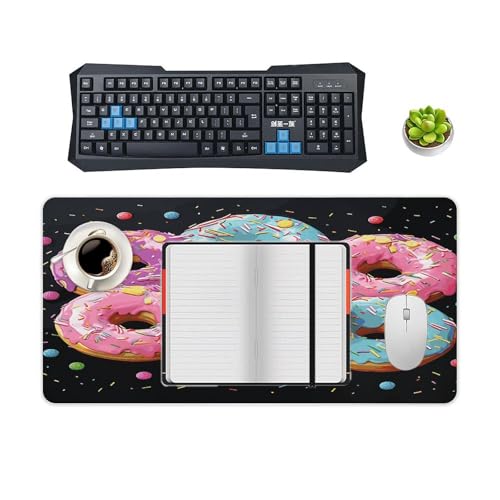 Donut Mouse Pad grande antideslizante goma 30x60 cm miniatura 4