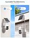 Imagen de 2PCS Camara Vigilancia WiFi Exterior Solar 2 en 1