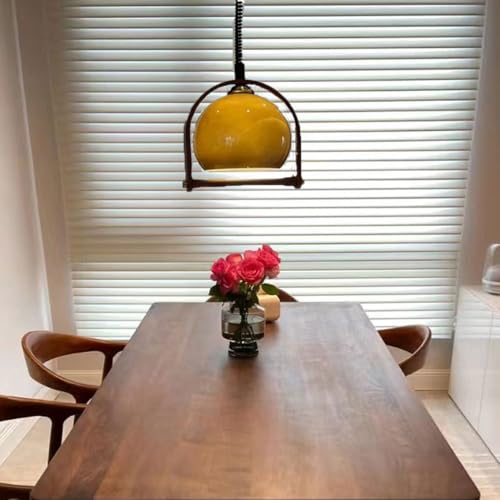 Lampe suspendue en verre anti-éblouissement lustre chambre à coucher