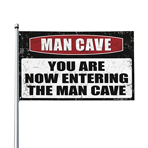 Affiches drôles pour dortoir et drapeau Man Cave pour personnaliser une chambre de garçon