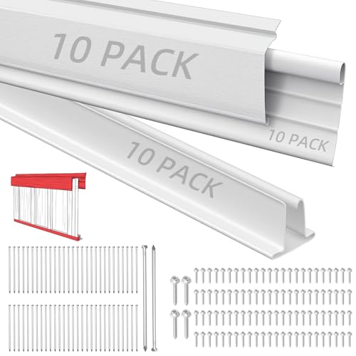 Yaocom 30 Pcs Mobile Home Vinyl Skirting Set Bulk White