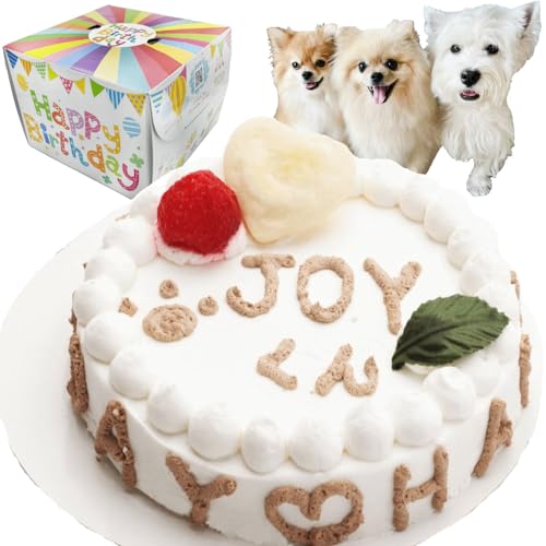 帝塚山ワンバナ 犬用の無添加!誕生日ハッピーデーケーキ オヤツ ごちそうスイーツ プレゼントギフトにも! (4号サイズ12cm大ささみと野菜の生地)