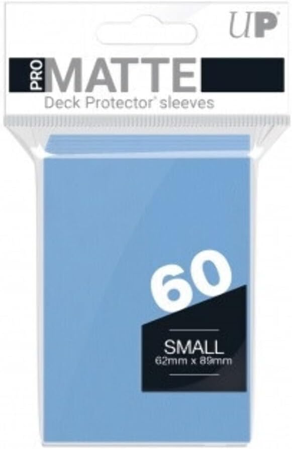 Ultra-Pro Pro-Matte Sleeves - Light Blue, Small - for Yu-Gi-Oh, Cardfight/CFVG (60 Deck Protectors)