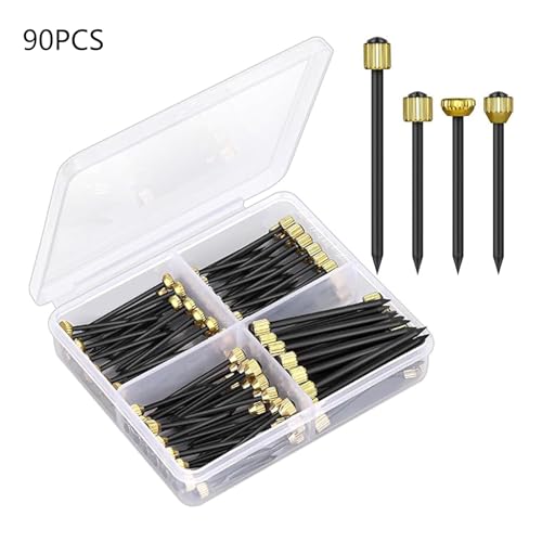 Image of 90pcs /Set Photo Frame Screws with Storage Box Hanging Screws Picture Hangers Set Hardware for Wall Mounting