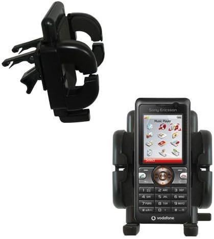 Sony Ericsson V630i V640i compatible Vent Vehicle Mount Cradle - Unique Auto Car Holder Clips into Air Vents