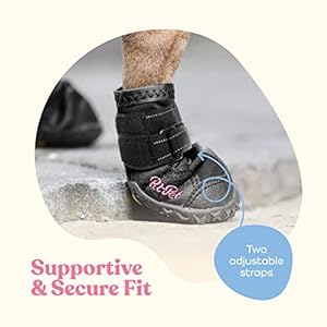 Waterproof Dog Shoes - Stylish Designed Shoes for Dogs - Dog Boots with Non-Slip Rubber Bottom Protects Paw from Hot or Cold Pavement, Dog Booties with Reflective Straps for Dogs Safety, Puppy Shoes. Waterproof Dog Shoes Stylish Designed Shoes for Dogs Dog Boots with Non Slip Rubber Bottom Protects Paw from Hot or Cold Pavement Dog Booties with Reflective Straps for Dogs Safety Puppy Shoes