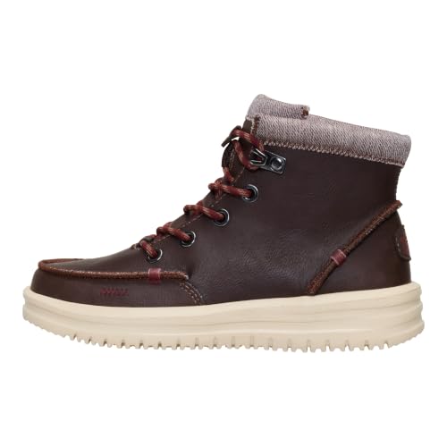 Image of HEYDUDE Boy's Youth Bradley Classic Boot | Water Repellent Lace Up Boot