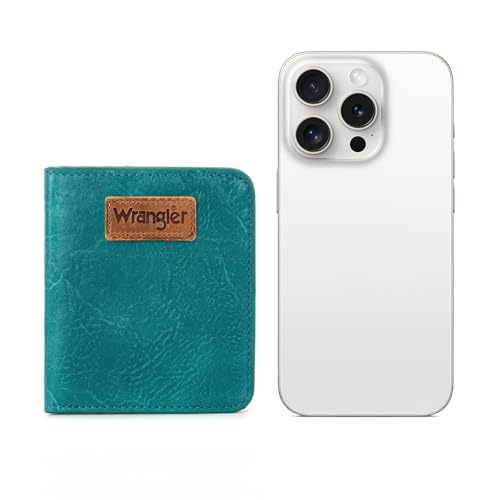 Image of Montana West X Wrangler Small Minimalist Wallets for Women Slim Thin Wallet Card Cases Money Organizer Thin Mini Pocket Wallet with Rfid Lining and A Coin Purse