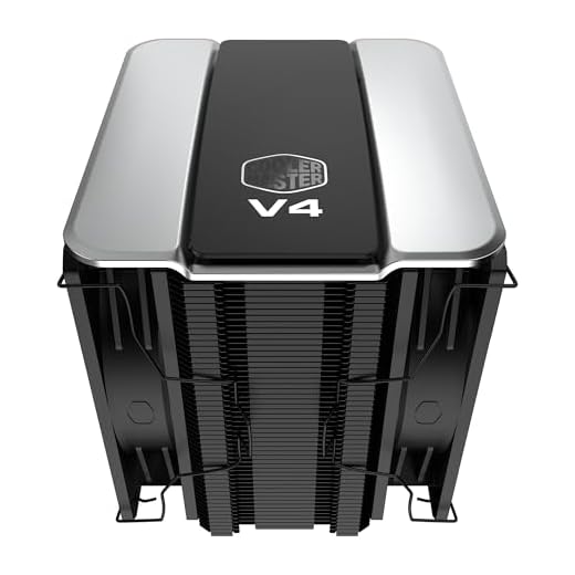 Cooler Master V4 Alpha 3DHP CPU Air Cooler – Patented 3D Heat Pipe Technology, Dual 120mm PWM High Airflow Fans, Quiet Cooling & Easy Installation, AMD AM5/AM4 & Intel LGA 1851/1700, Black