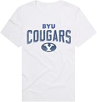Vista 19 de Campus Lab Official NCAA Classic Distressed Logo Collegiate Classic Ring-Spun T-Shirt Unisex for Men & Women