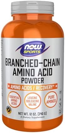 NOW Foods Sports Nutrition, Branched Chain Amino Acid Powder with...