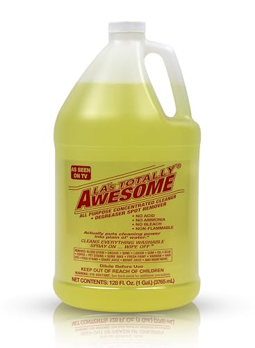 La's Totally Awesome All Purpose Cleaner Refill – 128oz (Pack of 1) Concentrated Multipurpose Cleaner & Heavy Duty Degreaser for Home, Kitchen, Bathroom, Floors, Spray Bottles & More