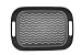 ChopMaster Large Rectangular Anti Slip Serving Tray with Handle (Black)