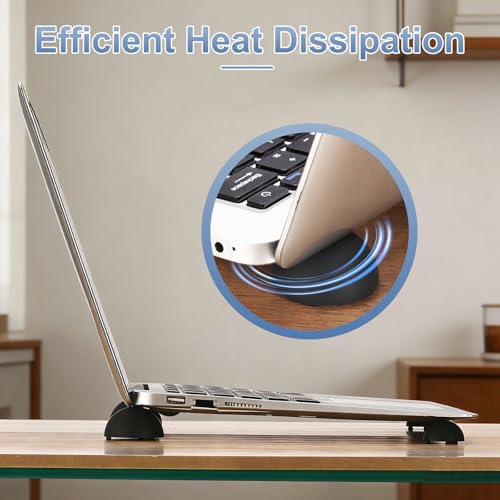 Base redonda refrigerante para laptop PATIKIL silicona miniatura 3