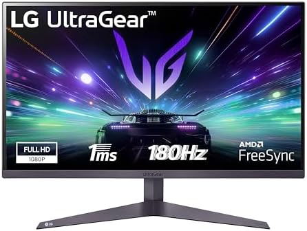 LG UltraGear 27GS50F Monitor Gaming 27" FHD (1920x1080), 180Hz, 1...