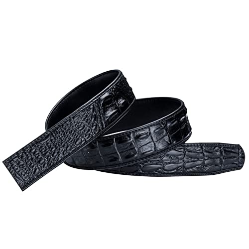 Belt for Men Alloy Automatic Buckle Genuine Leather Strap Men's Business Black Belts Box Set Men's Gift3