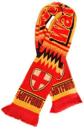 Watford FC | Soccer Fan Scarf | Soft Acrylic Knit