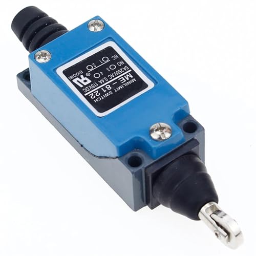 Interruptor de límite ME-8122 con actuador de émbolo de rodillo momentáneo NO NC